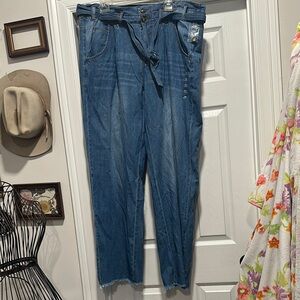 Maurices Blue Ankle Cropped Jeans Classic Denim